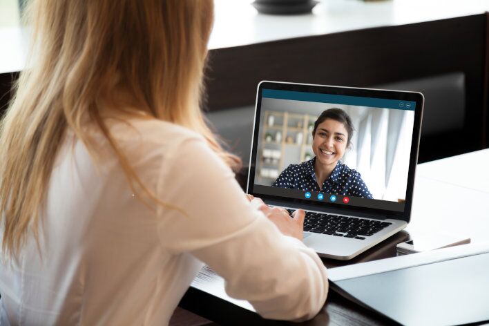 virtual skincare consultation